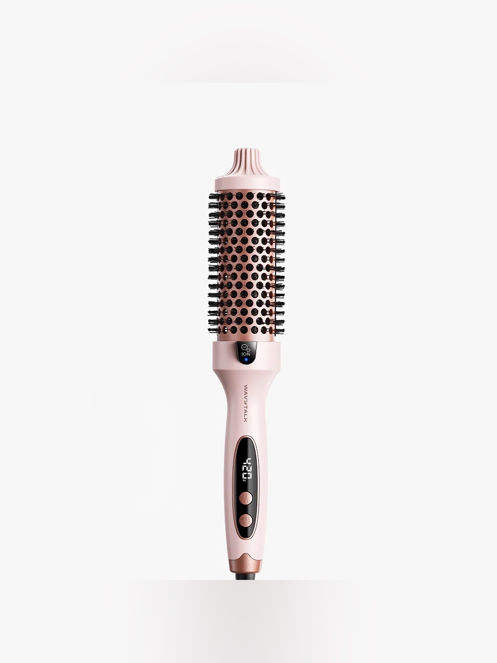 Wavytalk T2 Thermal Brush, Blowout Boost 1.5 inch Heated Round Brush Sakura Pink